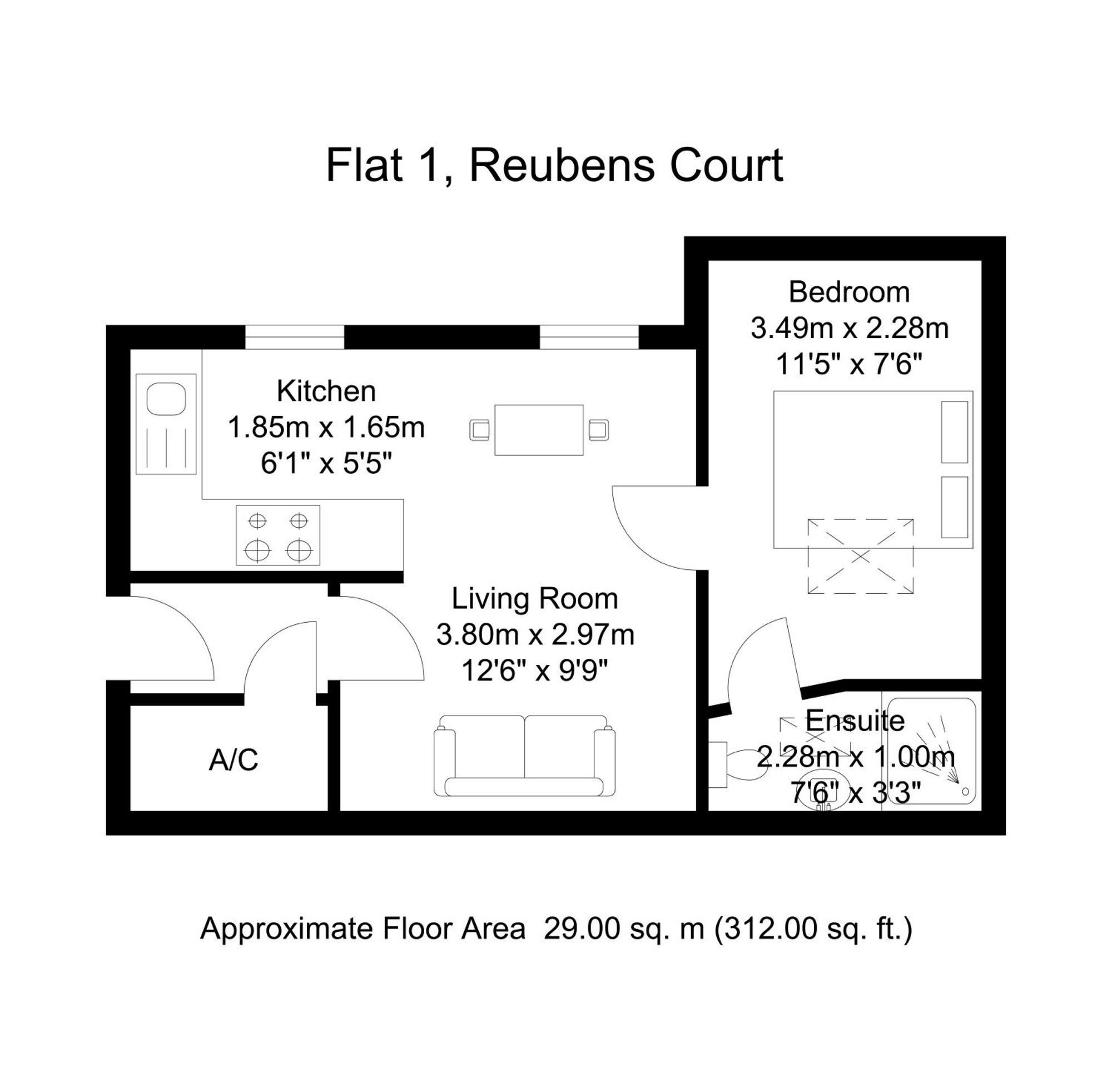 City Apartments - Reubens Court York Room photo